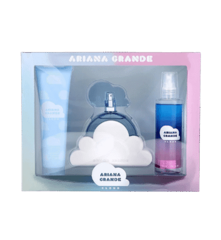 Cloud by Ariana Grande 3pcs Gift Set 3.4 oz EDP + Body Mist + Body Souffle for Women